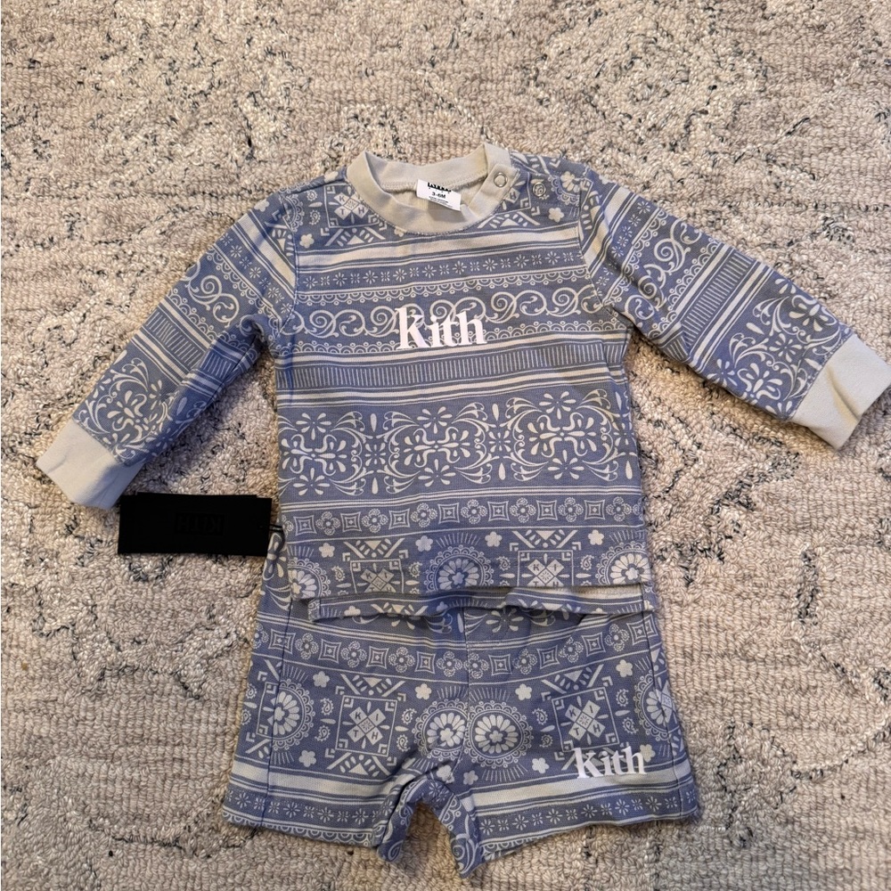Kith Baby Short Set in Blue